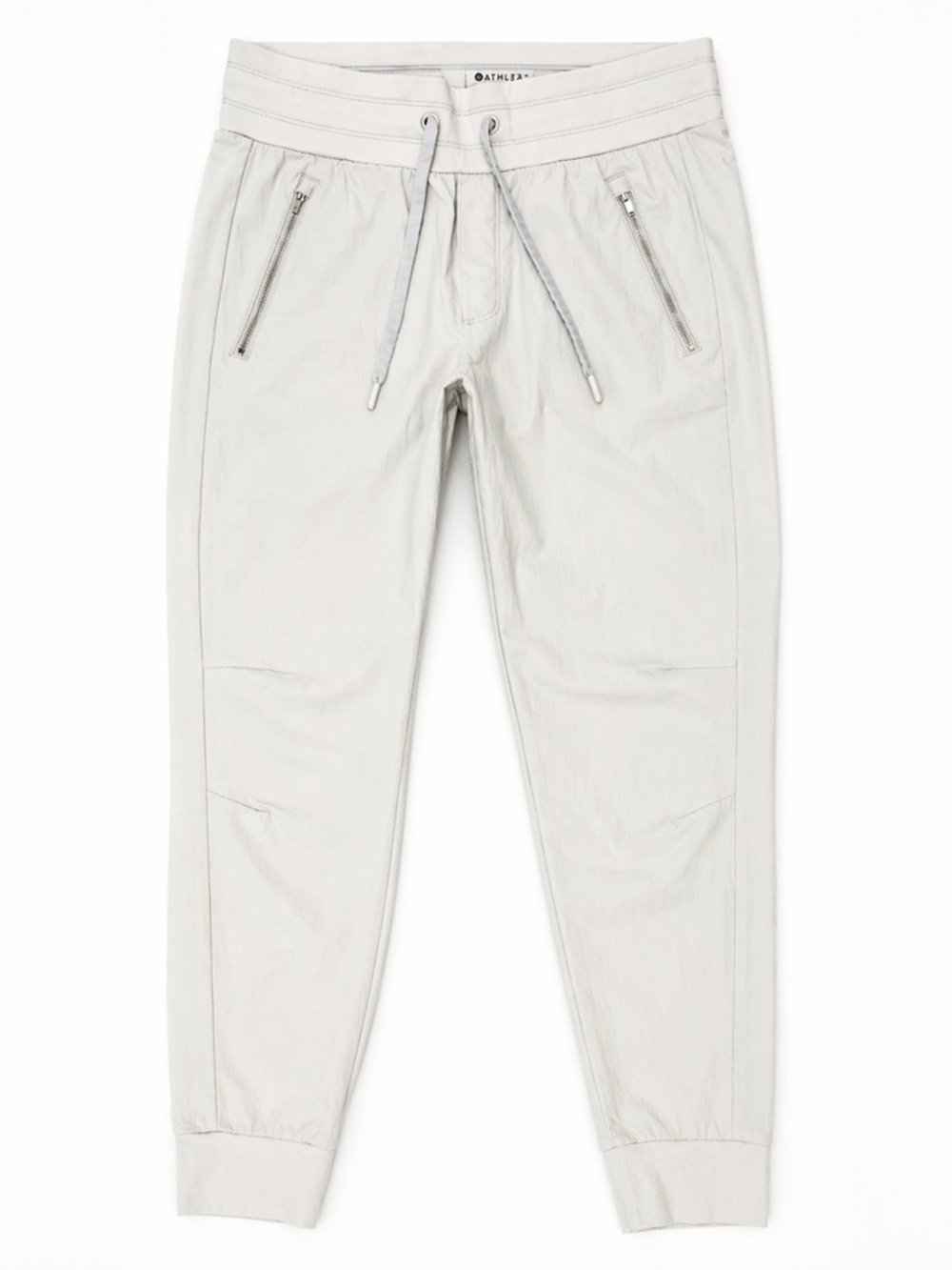 Athleta Skyline II Joggers Gray Size 6 Zip Pocket Travel Lightweight Athleisure